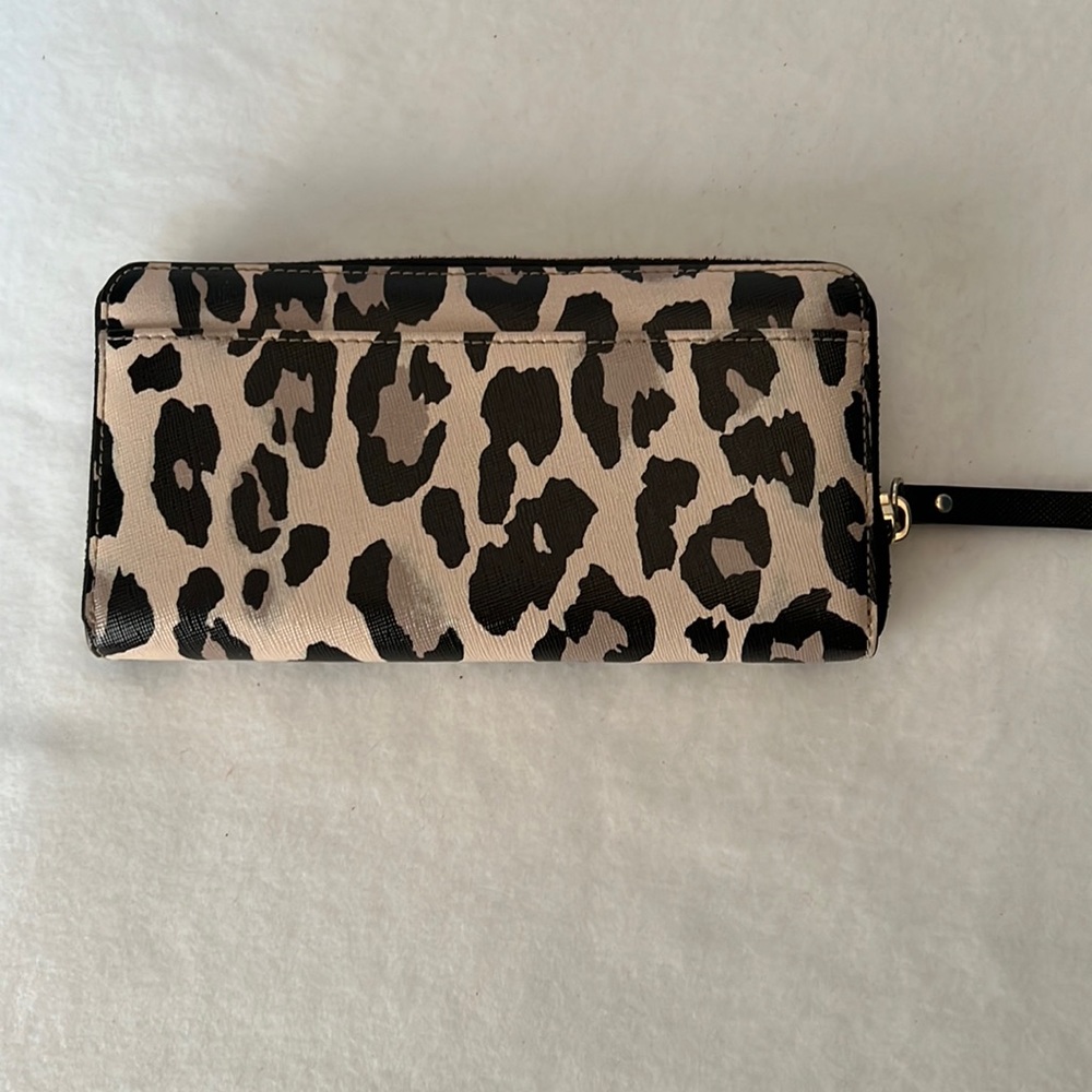 Kate Spade Leopard Leather Wallet